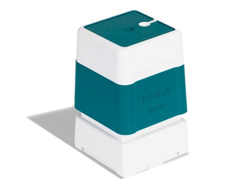 Carimbo automatico brother 40 mm x 40 mm verde , Brother , 77900 , 4977766673136